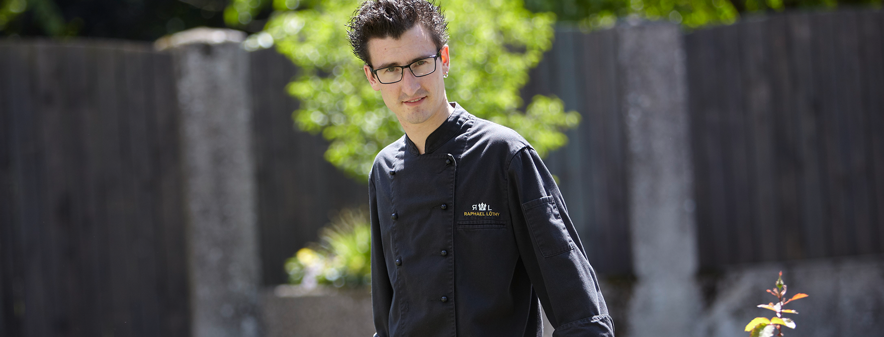 Raphael Lüthy. The vegan chef!